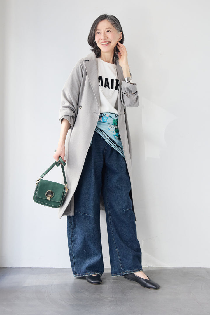 サイドスリット・ベーシックトレンチコート