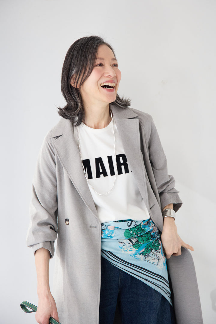 サイドスリット・ベーシックトレンチコート