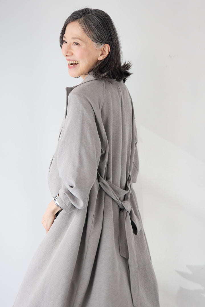 サイドスリット・ベーシックトレンチコート