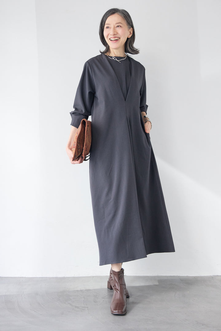 シルバーカーブ チェーンネックレス