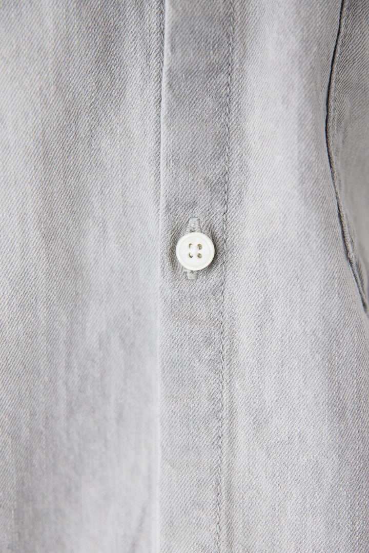 コットンデニム ボリュームスリーブ ブラウス（セットアップ対応）