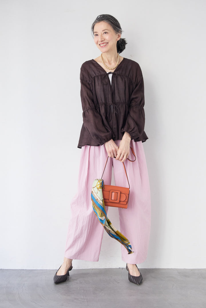 エアリーワッシャー・ボリュームワイドパンツ