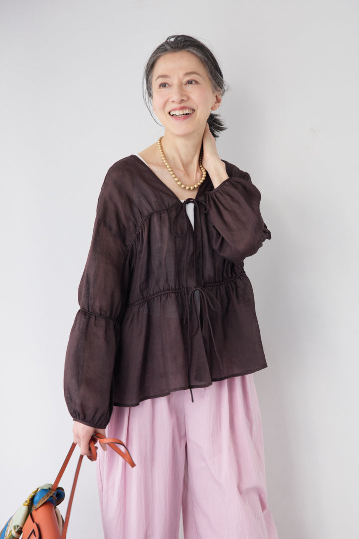 エアリーワッシャー・ボリュームワイドパンツ