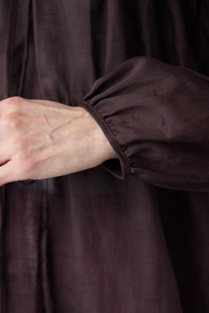 エアリーリネン・ドロストギャザーブラウス