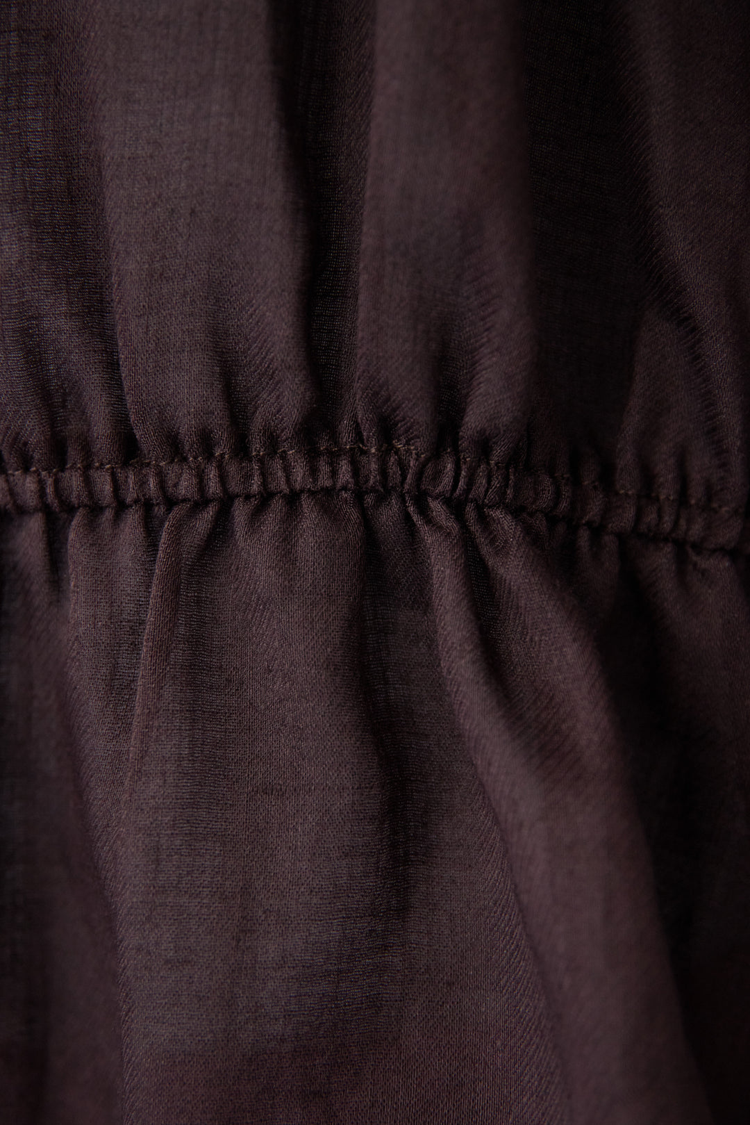 [SET]エアリーリネン・ドロストギャザーブラウス+エアリーワッシャー・ボリュームワイドパンツ(2set)