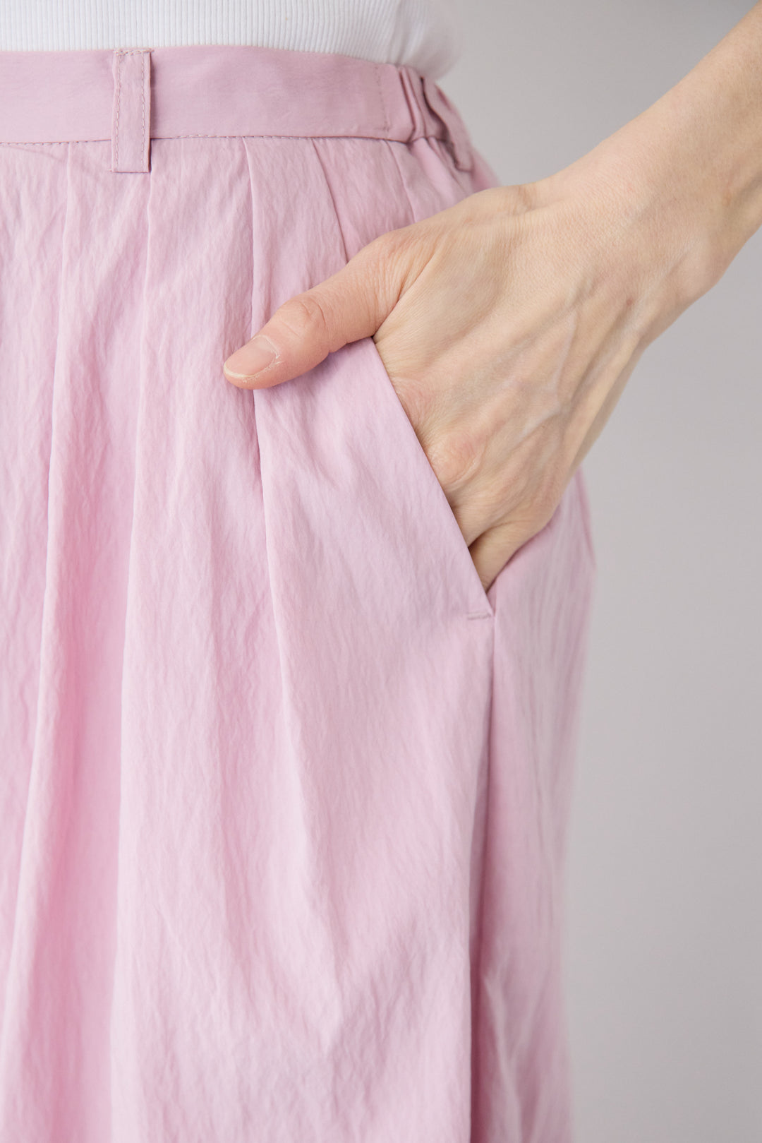 エアリーワッシャー・ボリュームワイドパンツ