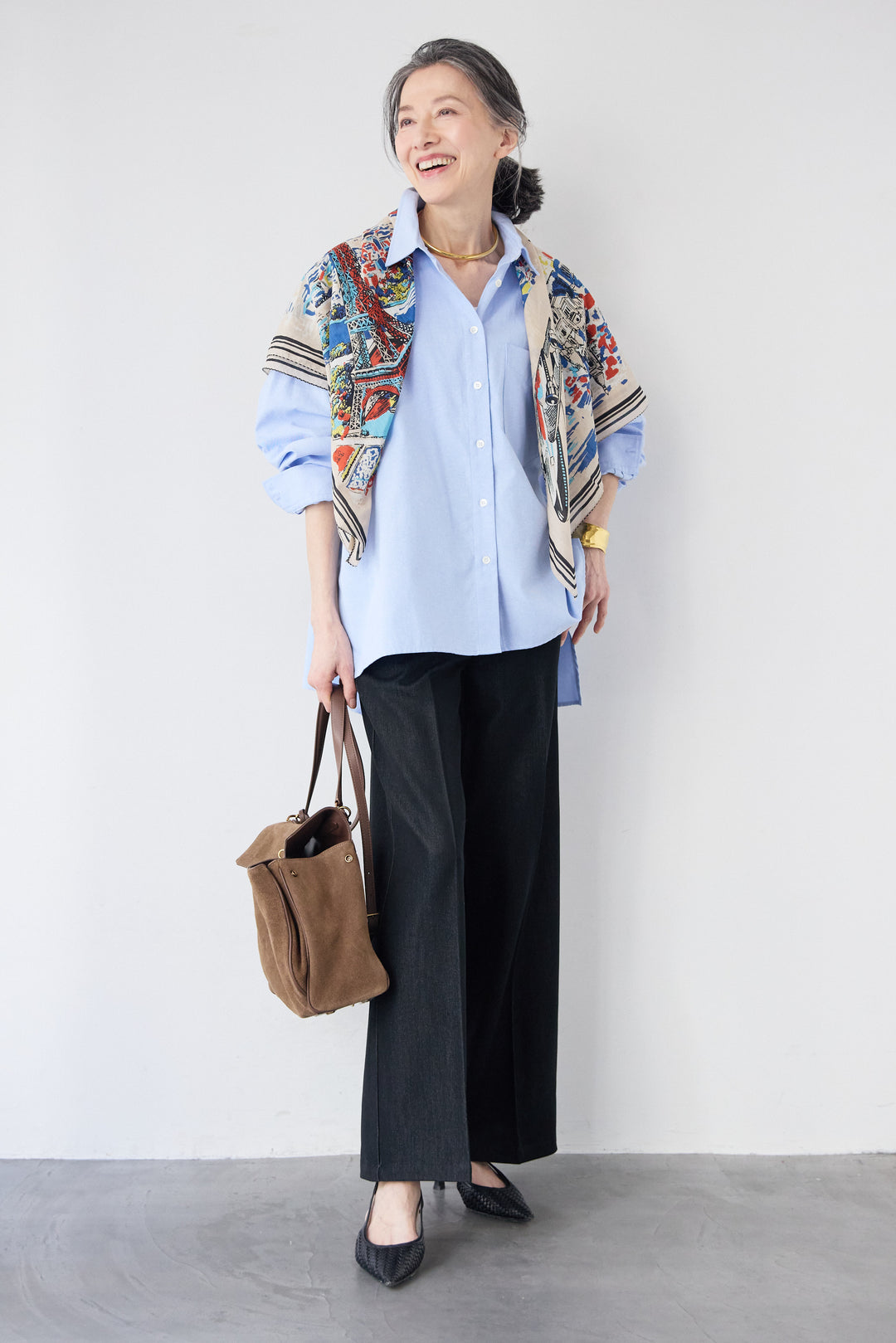 バックタック・オックスルーズシャツ