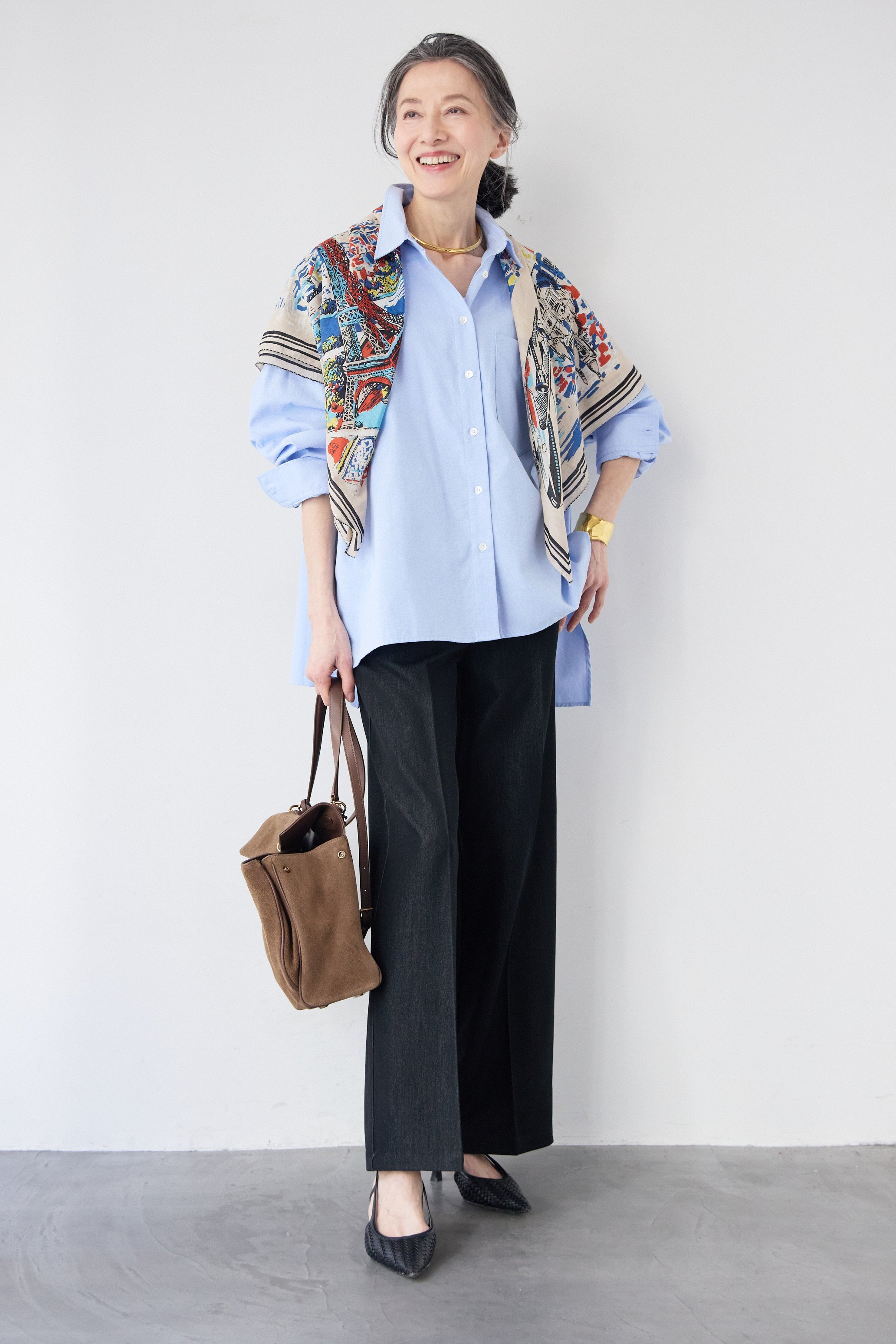 バックタック・オックスルーズシャツ – plusotoha