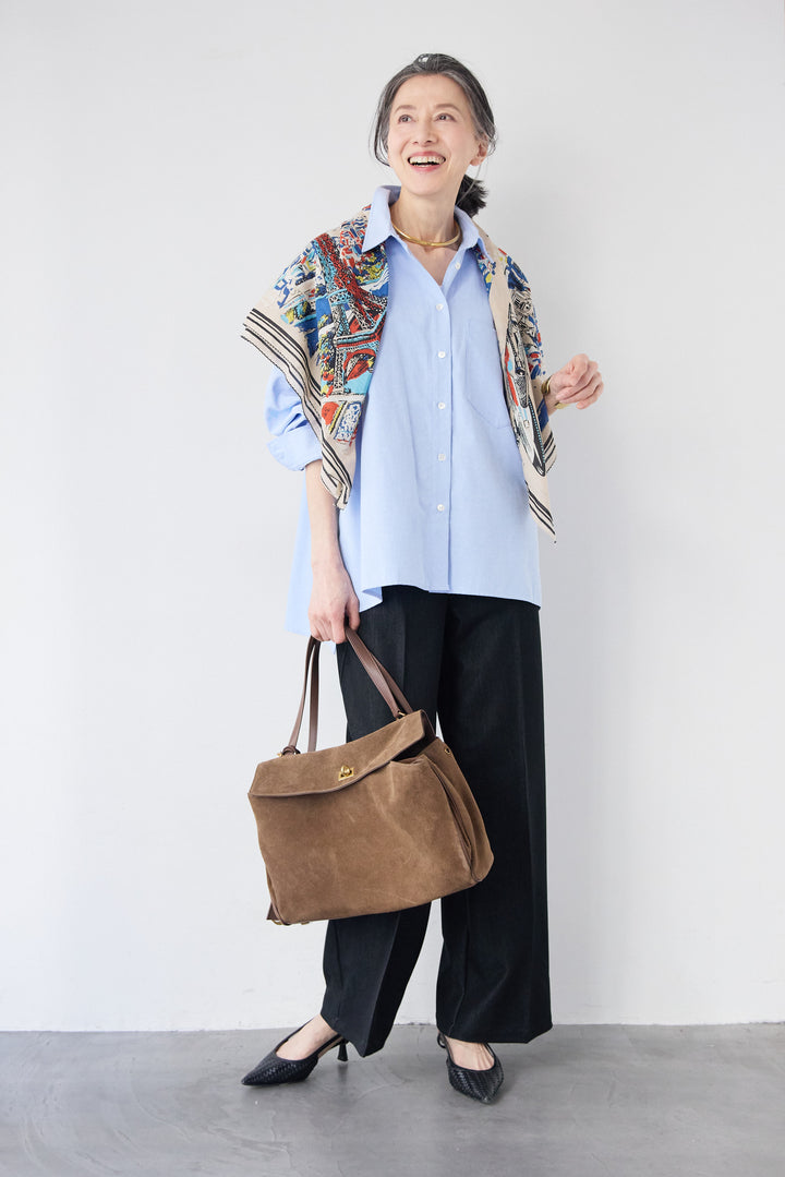 バックタック・オックスルーズシャツ