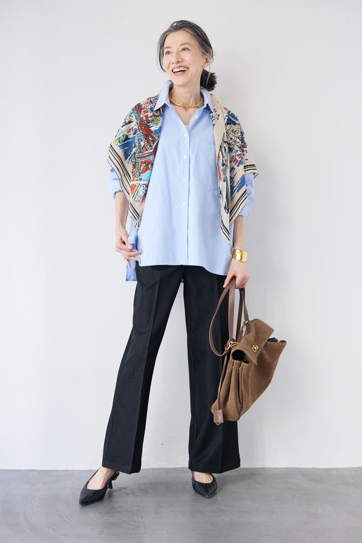 バックタック・オックスルーズシャツ