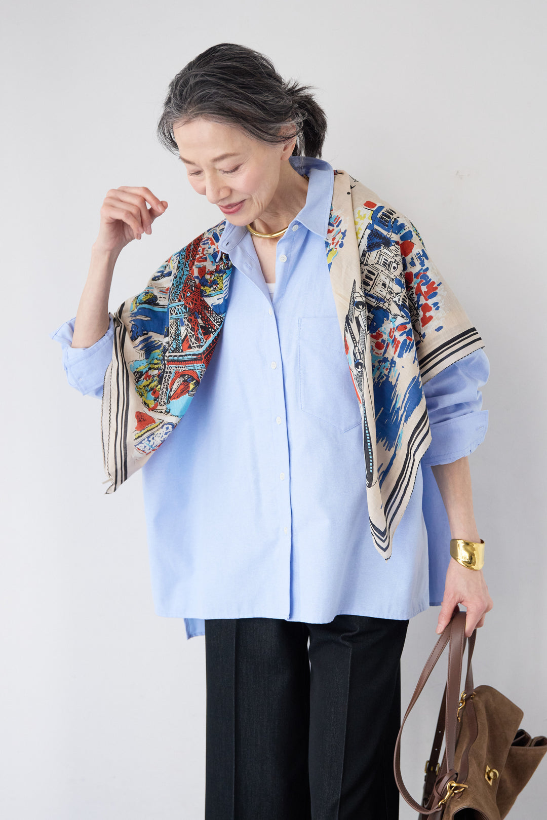 バックタック・オックスルーズシャツ