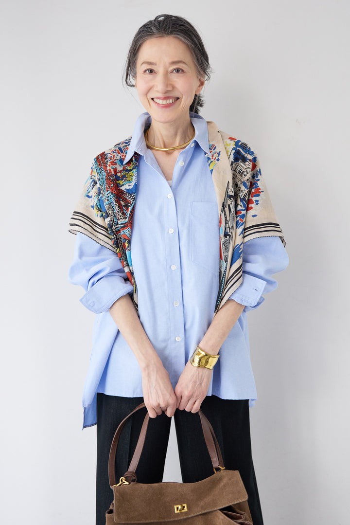 バックタック・オックスルーズシャツ