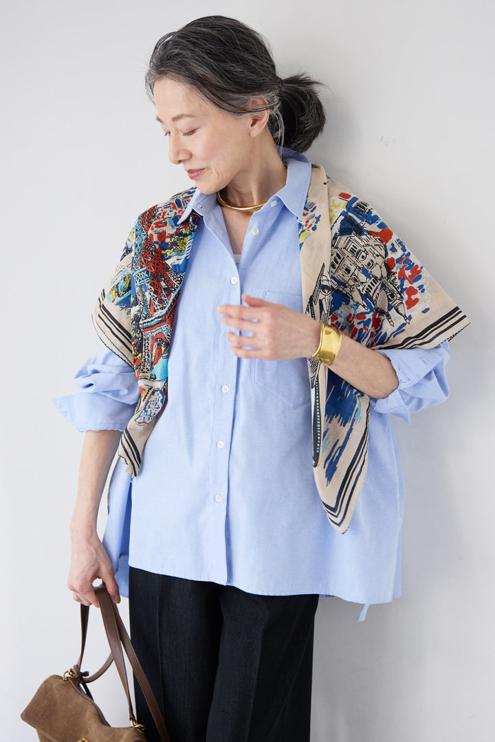 バックタック・オックスルーズシャツ