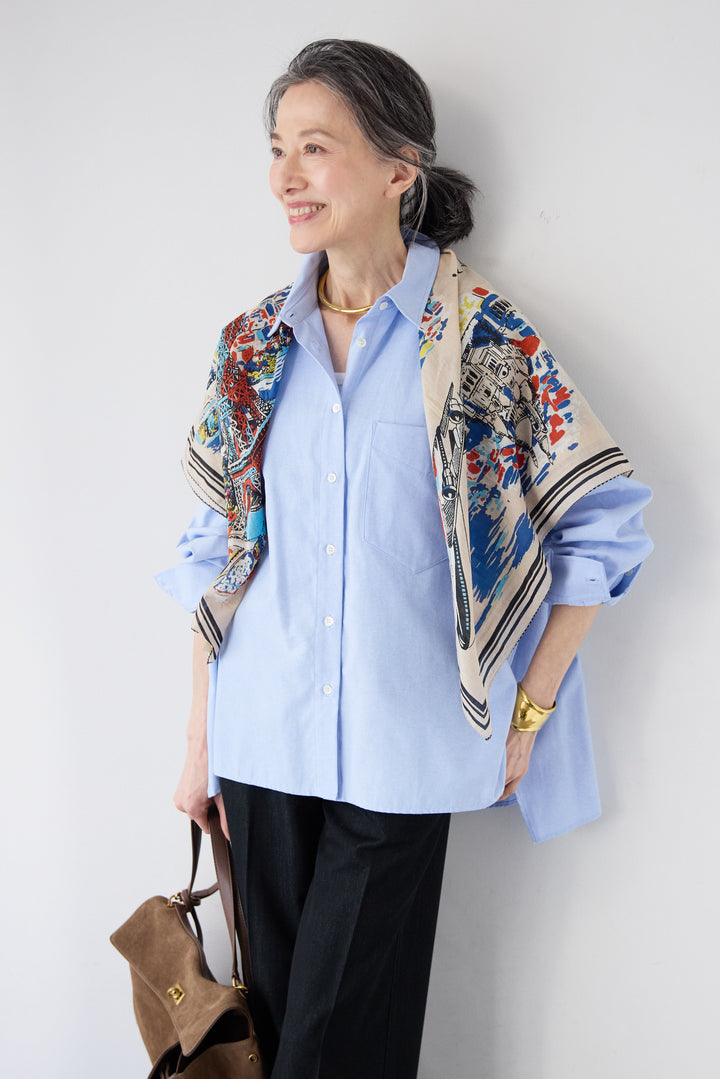 バックタック・オックスルーズシャツ