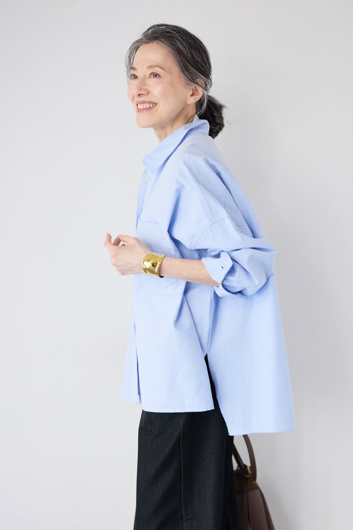 バックタック・オックスルーズシャツ