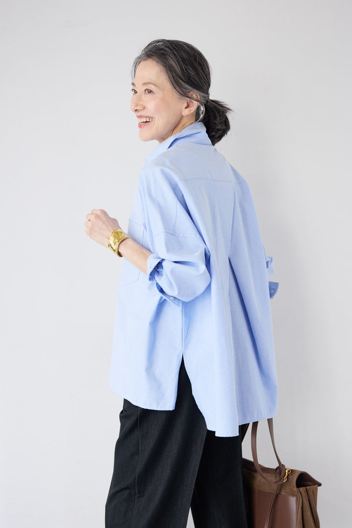 バックタック・オックスルーズシャツ