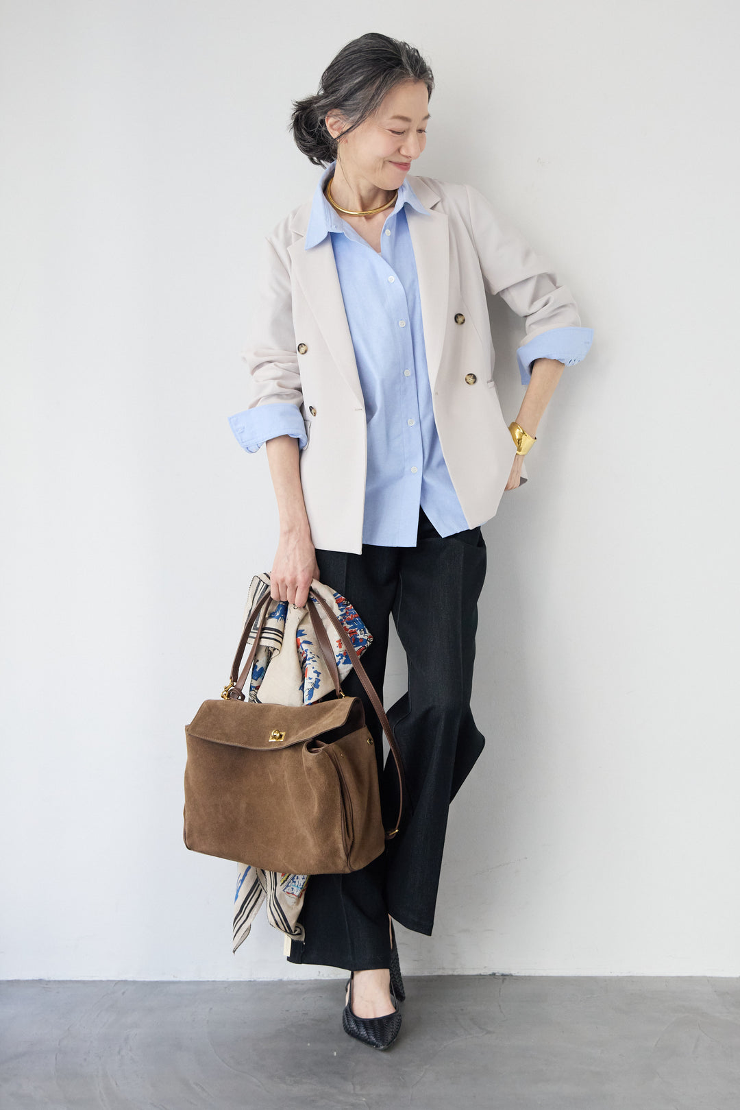 バーズアイ ダブルジャケット