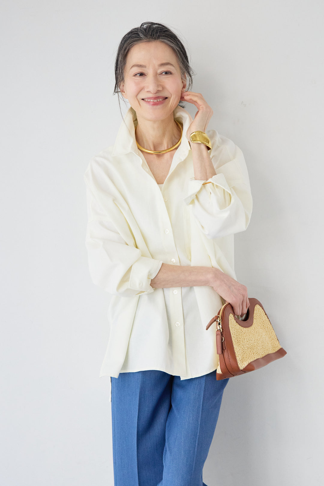 バックタック・オックスルーズシャツ