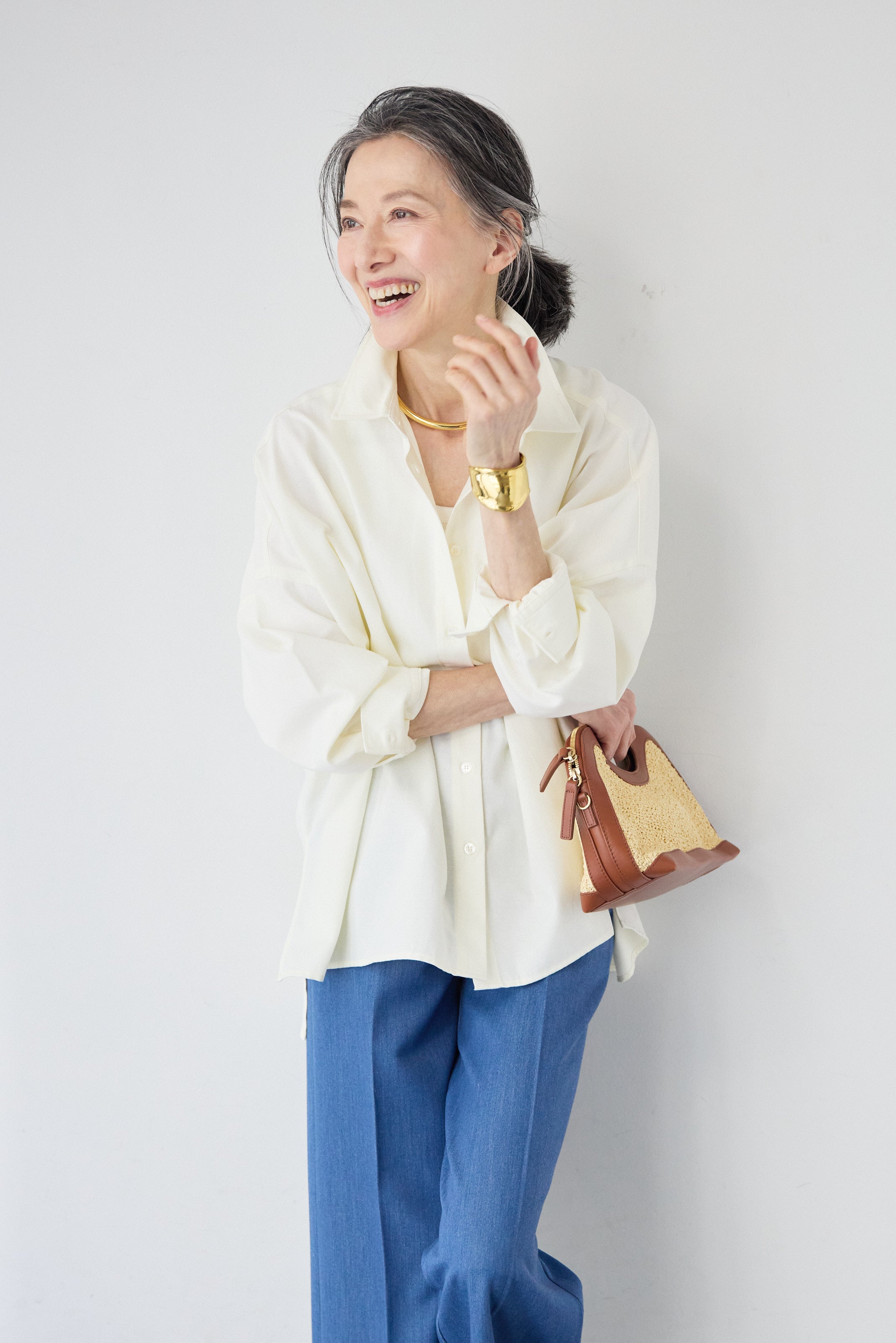 バックタック・オックスルーズシャツ – plusotoha