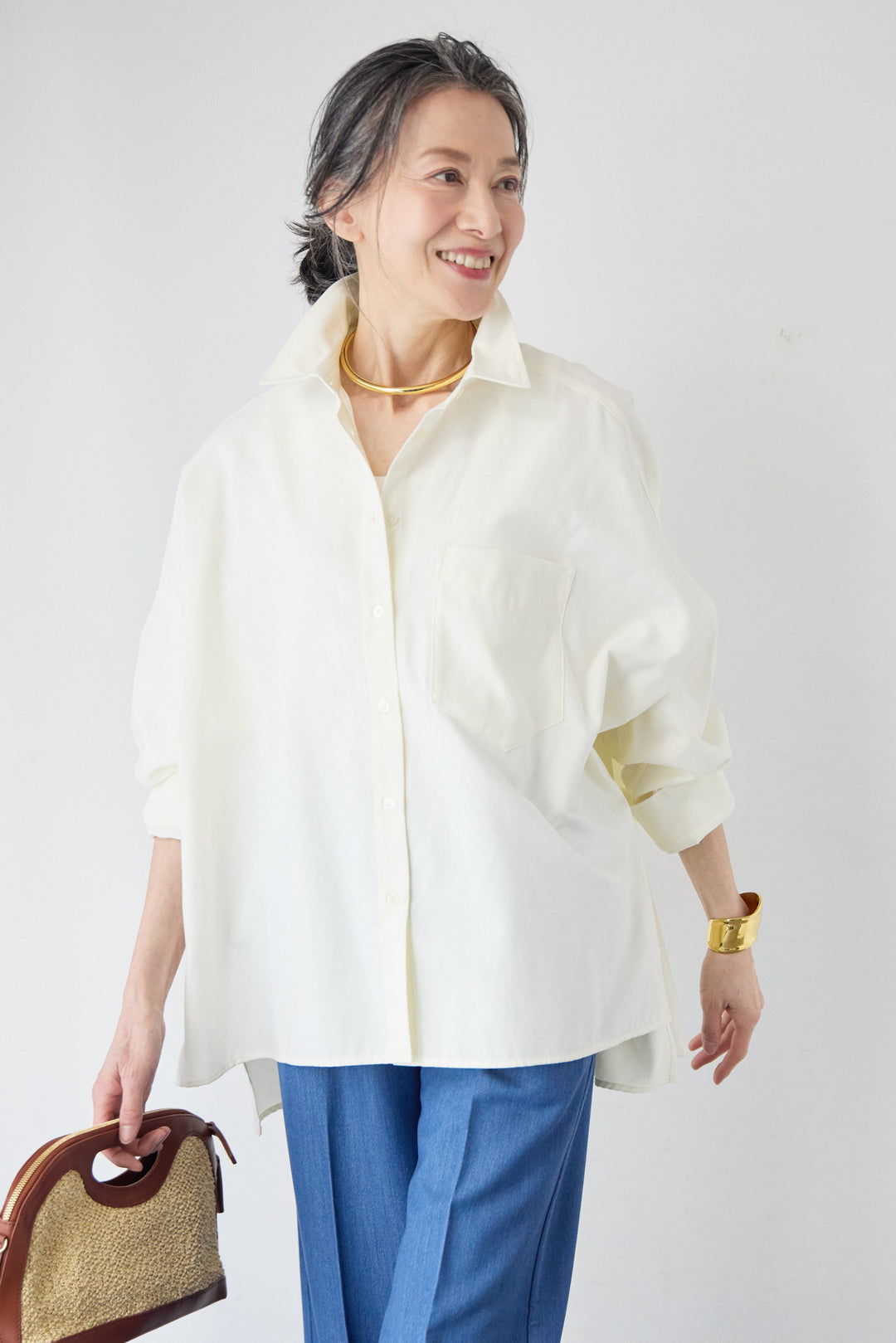 バックタック・オックスルーズシャツ