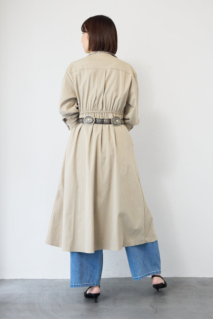 レイヤードシャツデザイン ワンピース