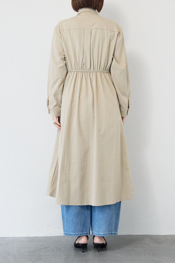 レイヤードシャツデザイン ワンピース
