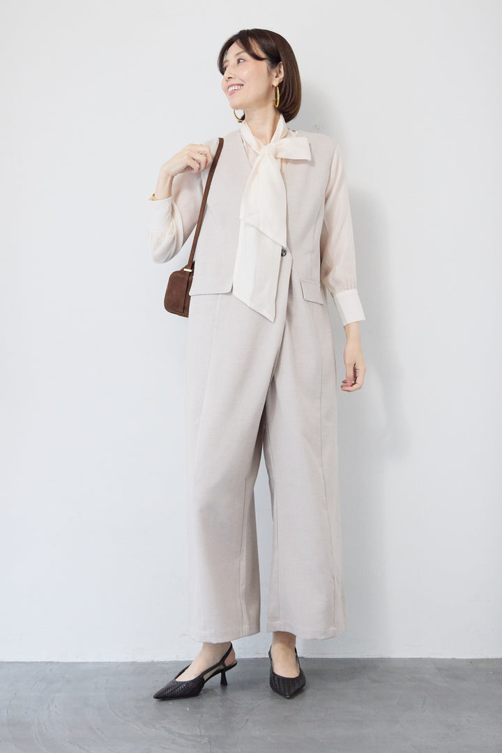 リネンライクオールインワン