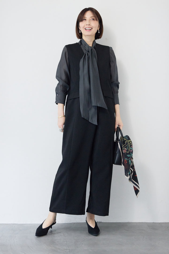 リネンライクオールインワン