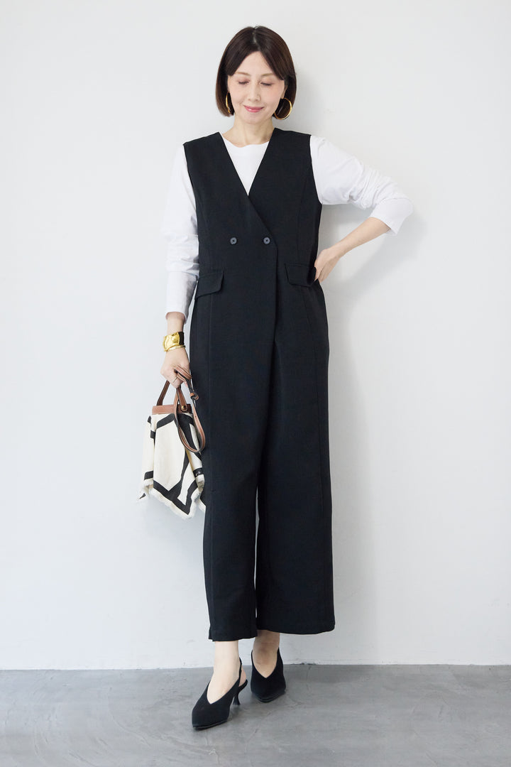 リネンライクオールインワン