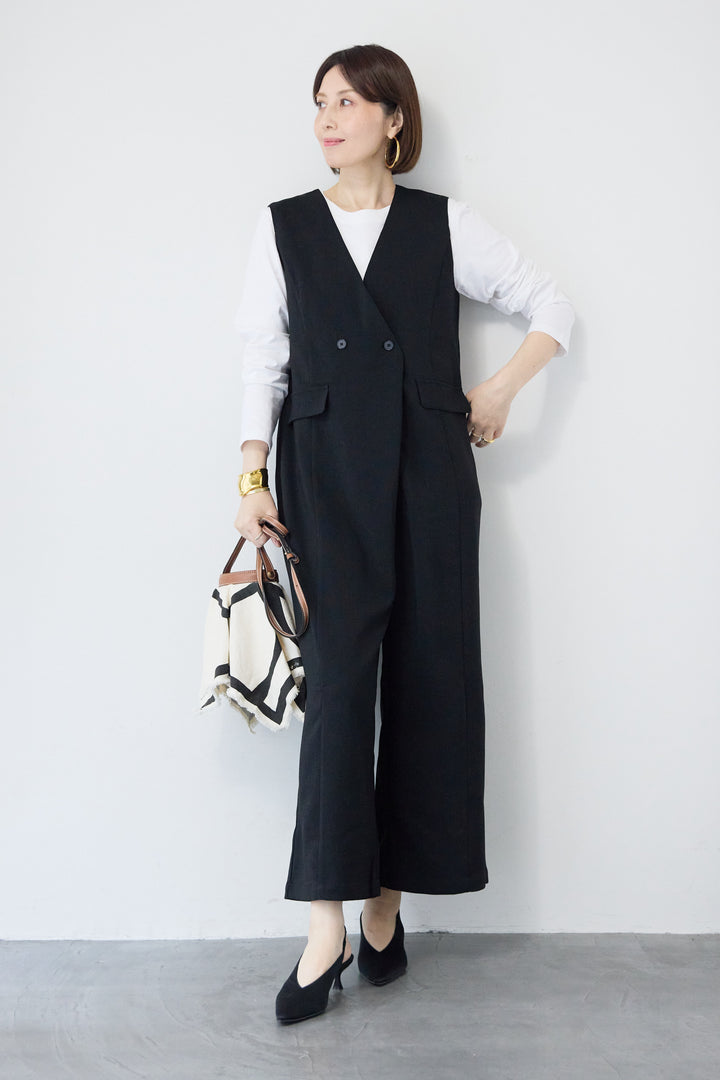 リネンライクオールインワン