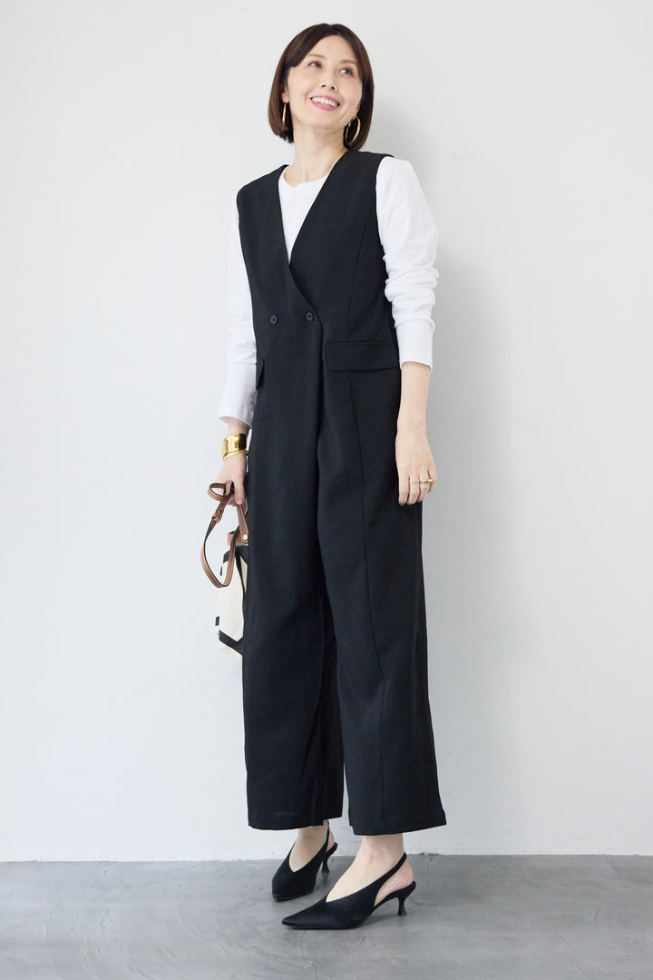 リネンライクオールインワン