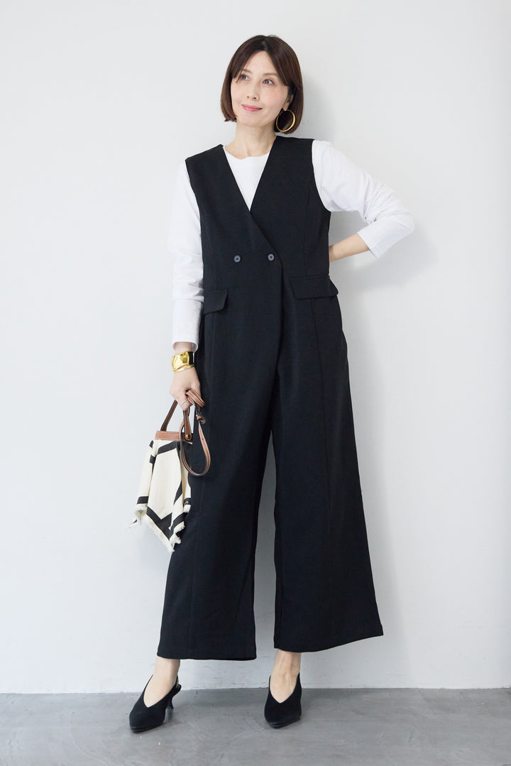 リネンライクオールインワン