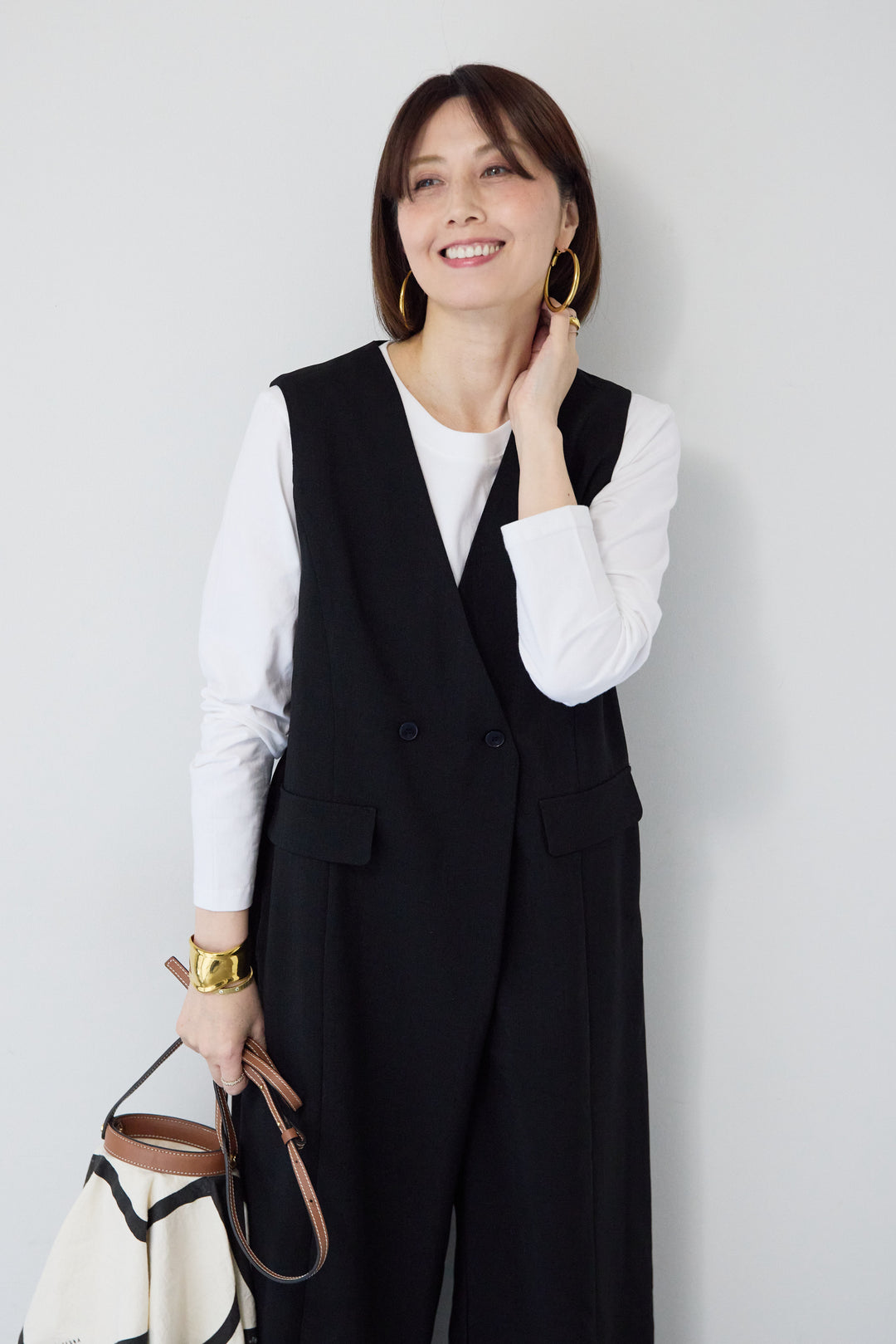 リネンライクオールインワン