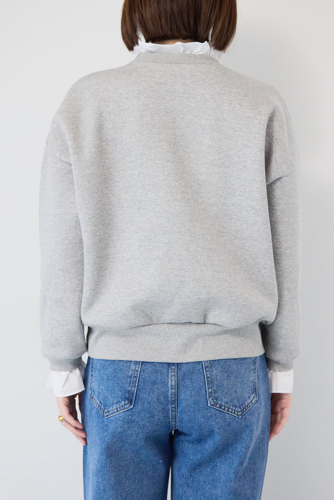 フリルレイヤードスウェットトップス