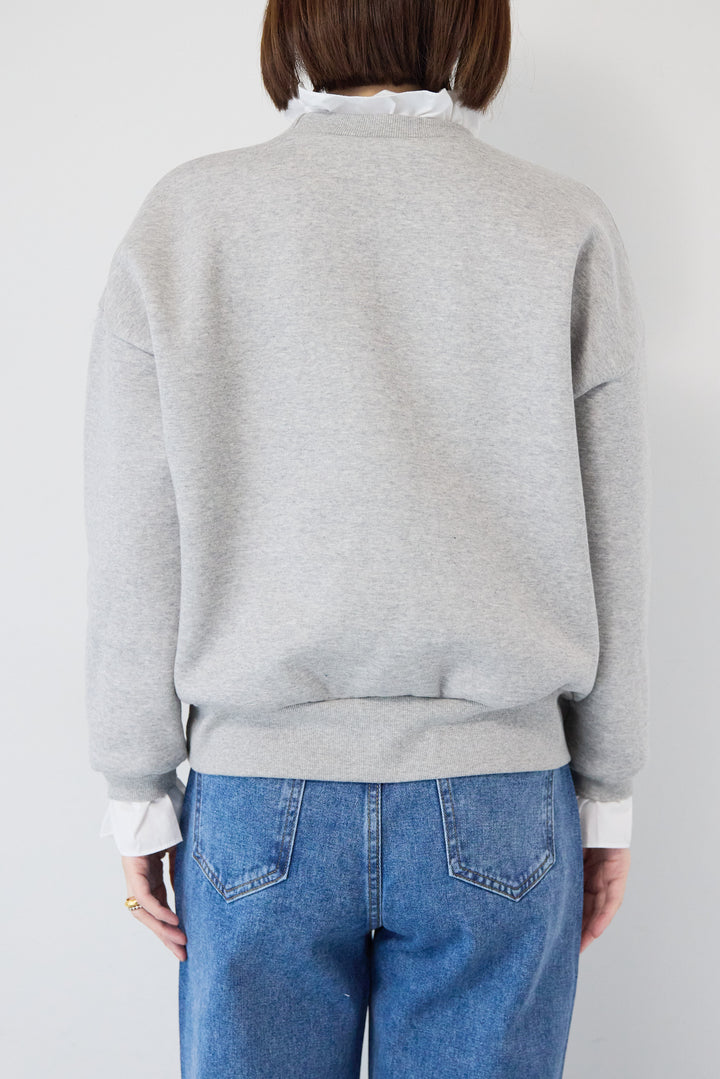 フリルレイヤードスウェットトップス