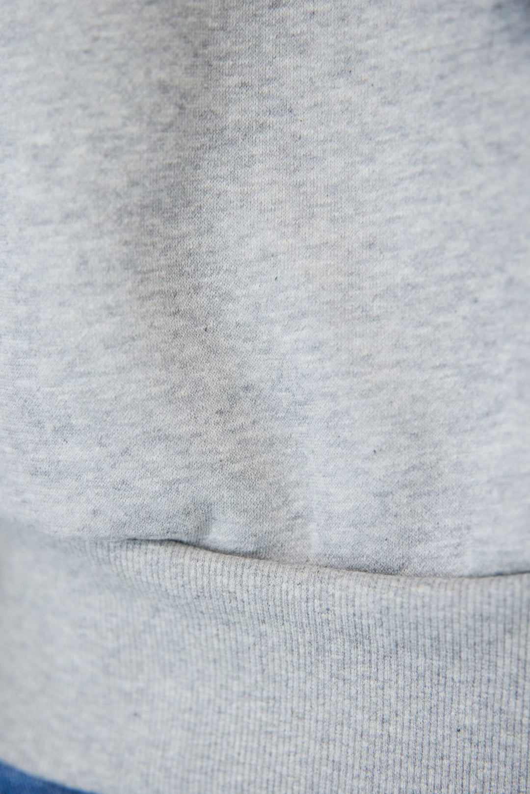 [SET]フリルレイヤードスウェットトップス+ハートスタッズ デニムパンツ(2set)