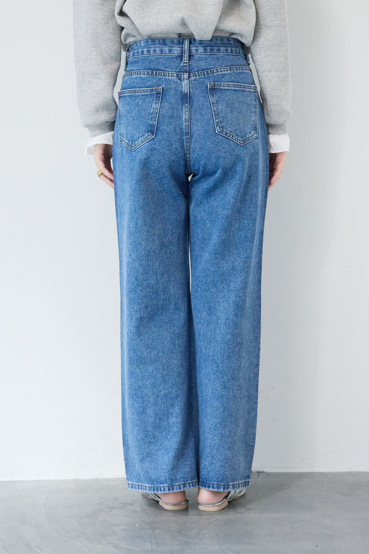 ハートスタッズ デニムパンツ