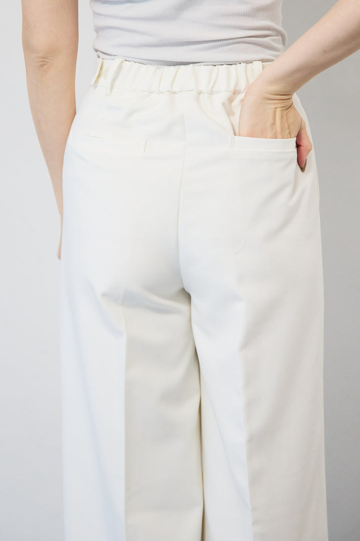 [SET]ラメ混ツイード編み ビジューボタン ニットカーディガン+ストレートワイドデニムパンツ(2set)