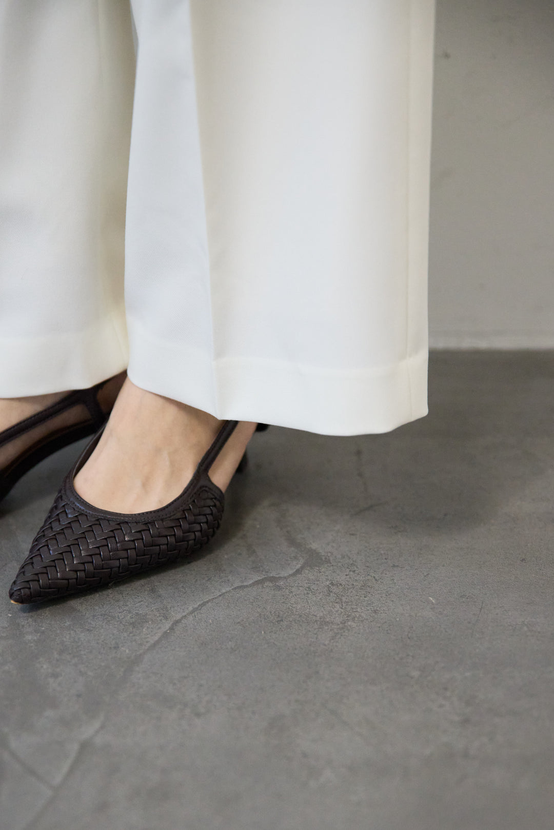 [SET]ボートネック・ドルマン・オーバーサイズプルオーバー+センタープレス・ストレートワイドスラックス(2set)