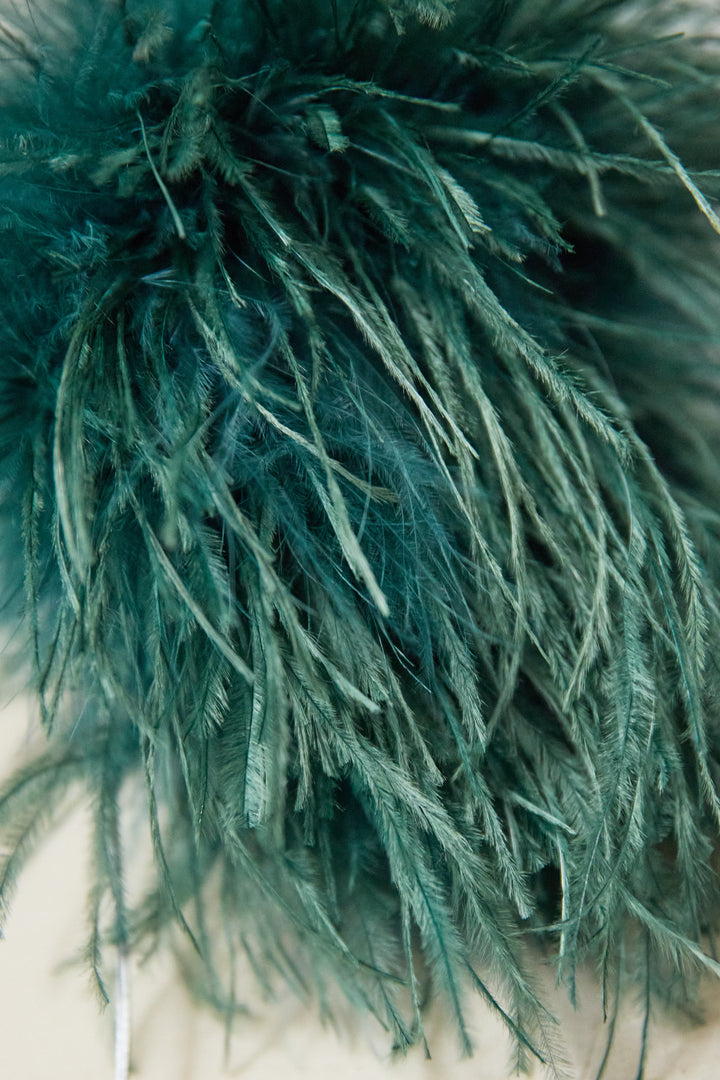 ボリュームマラボーファー コサージュ