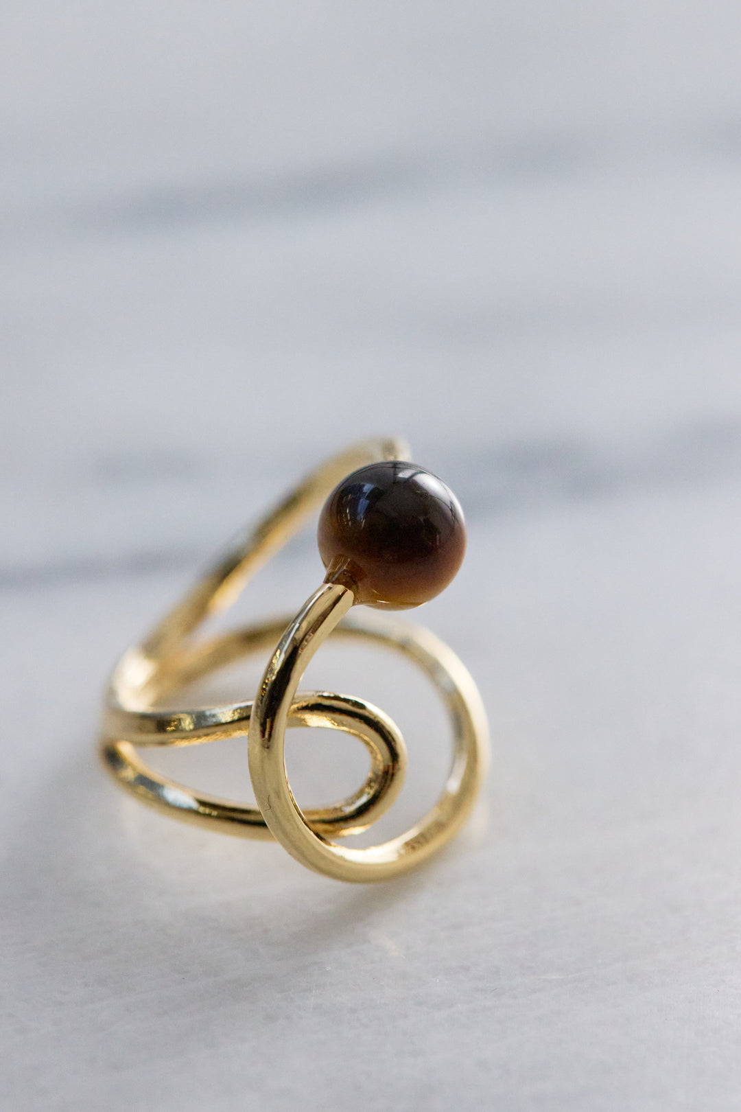 ニュアンスウェーブ ストーンリング