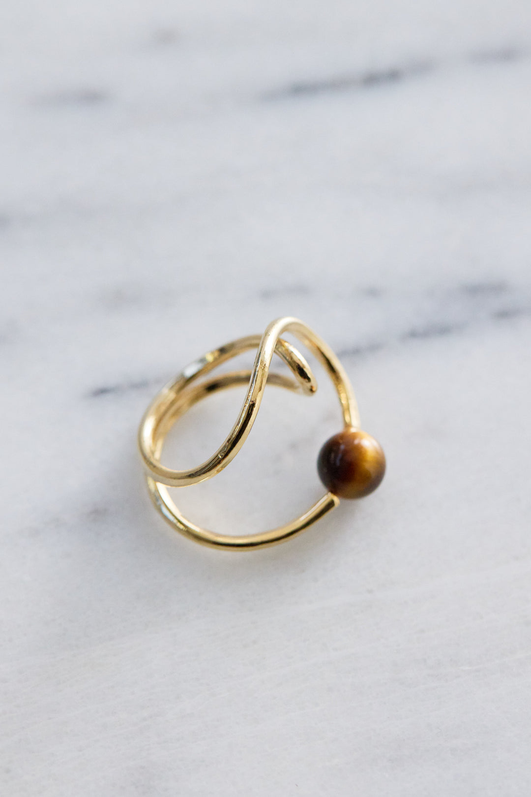 ニュアンスウェーブ ストーンリング