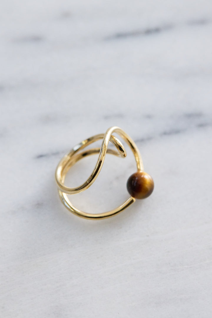 ニュアンスウェーブ ストーンリング