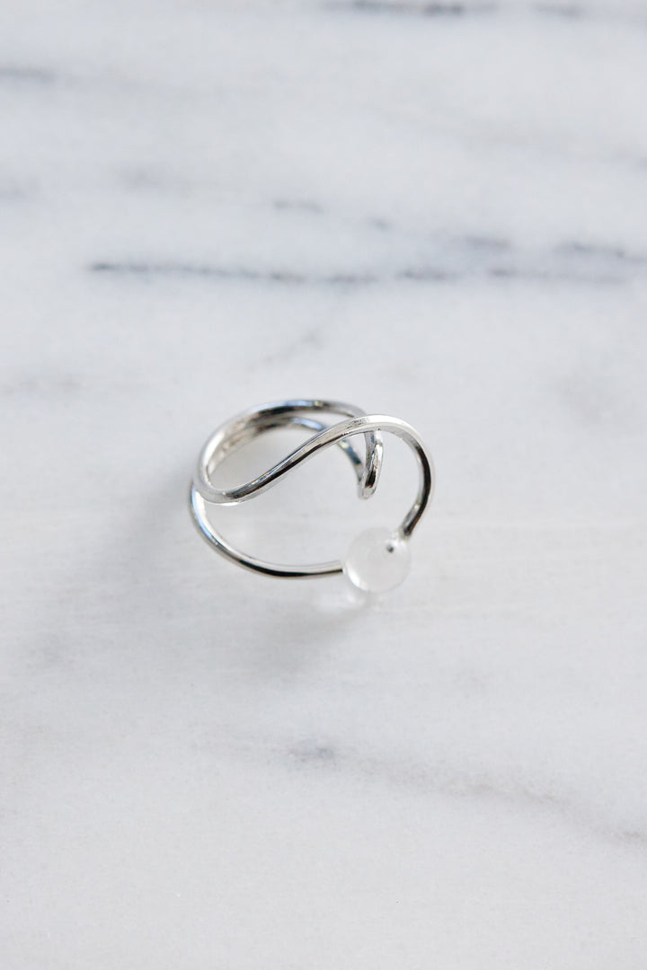 ニュアンスウェーブ ストーンリング