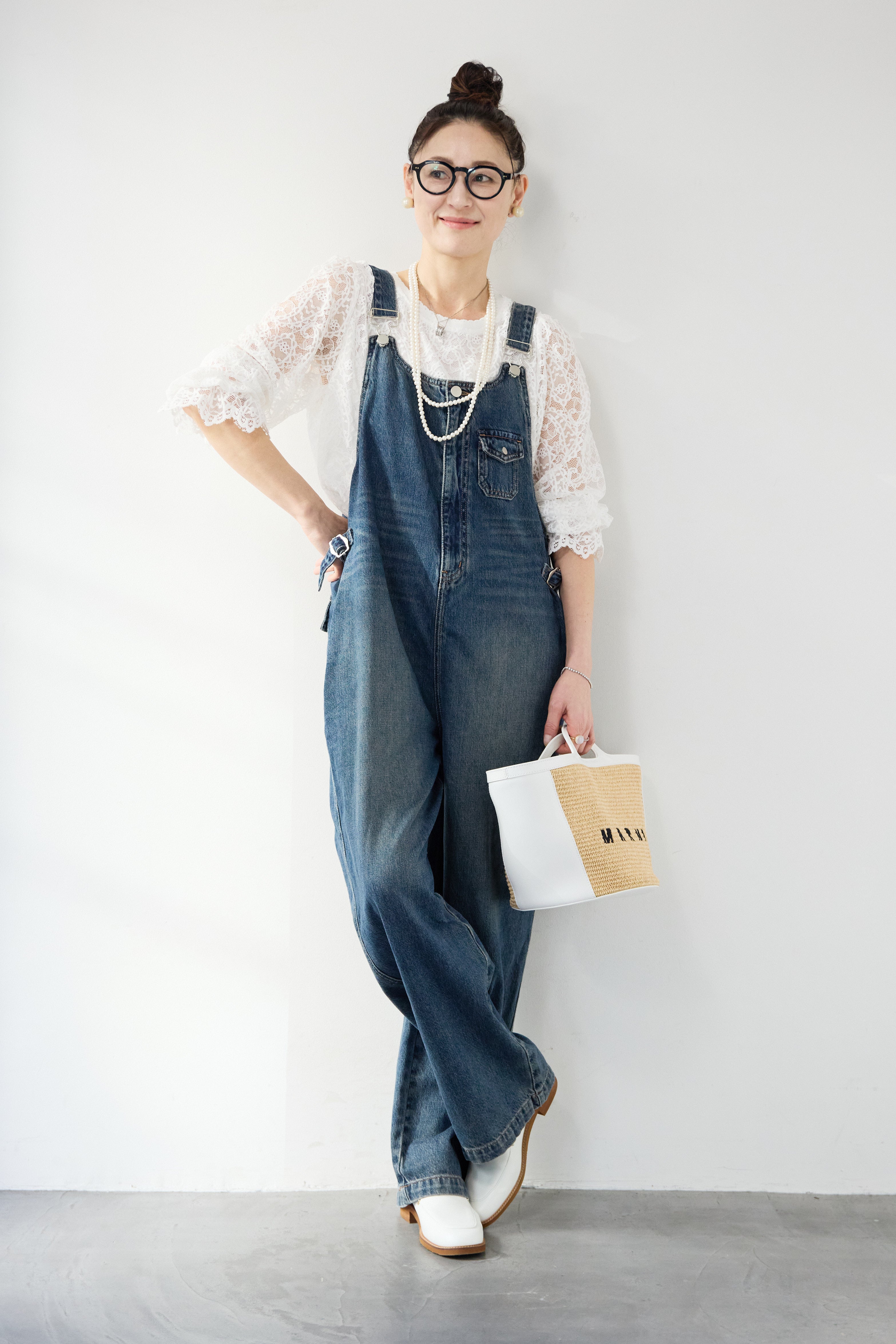 ワークテイストデニムオールインワン – plusotoha