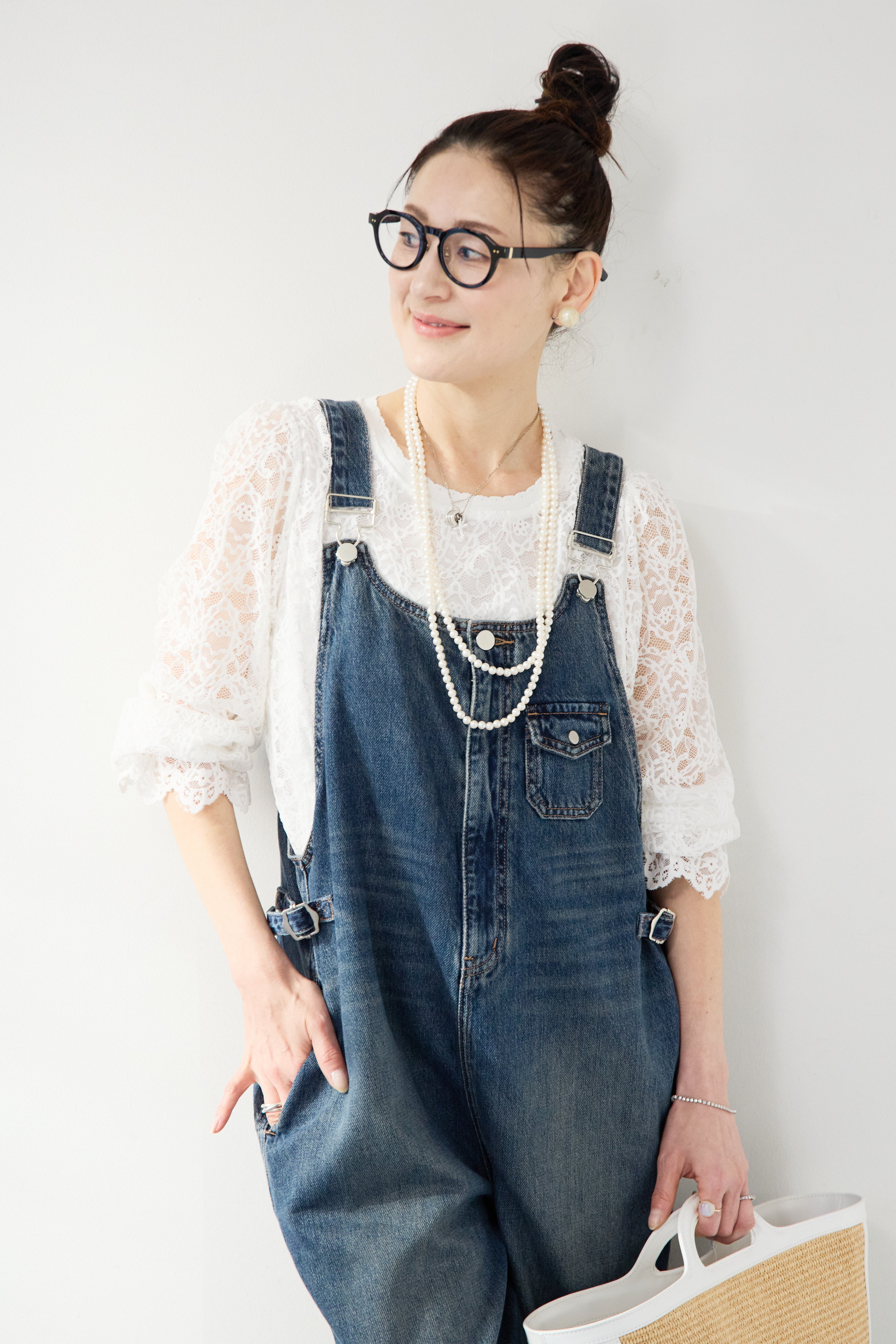 ワークテイストデニムオールインワン – plusotoha