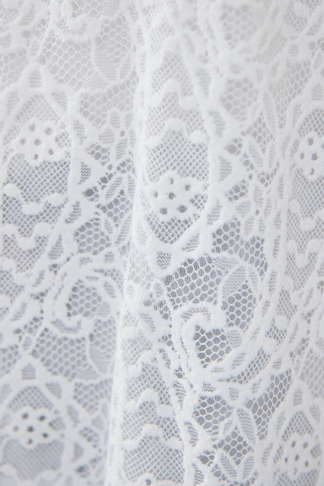 [SET]フェイクレザーノーカラージャケット+スカラップヘム レースシアーブラウス(2set)