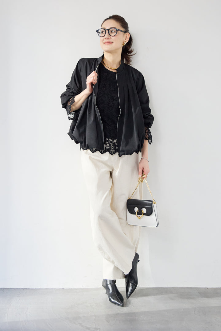 タックギャザーライトジャケット