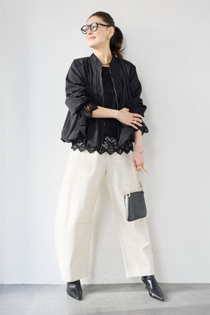 タックギャザーライトジャケット