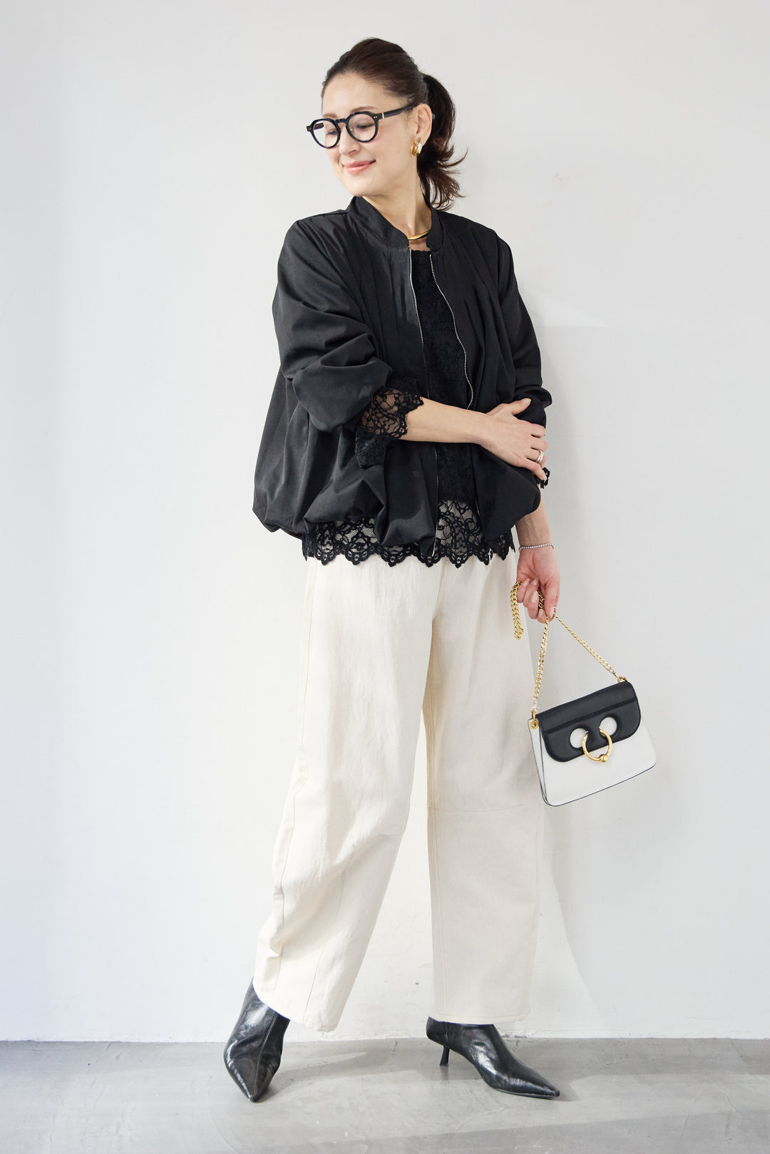 タックギャザーライトジャケット